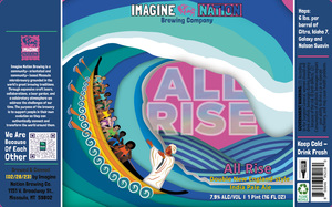 Imagine Nation Brewing Company All Rise - Double New England-style India Pale Ale March 2023