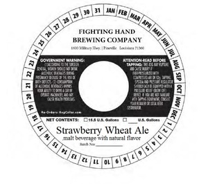 Fighting Hand Brewing Company Strawberry Wheat