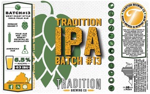 Tradition Brewing Company Tradition IPA