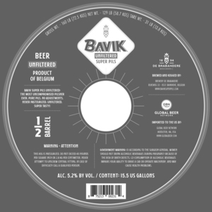 Bavik Unfiltered Super Pils 
