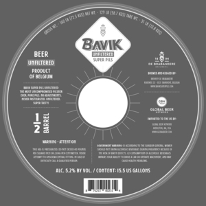 Bavik Unfiltered Super Pils 