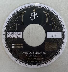 Middle James Brewing Co Highly Dramatic V. 20 March 2023