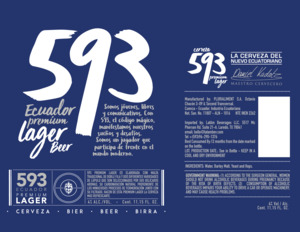 593 Premium Lager 