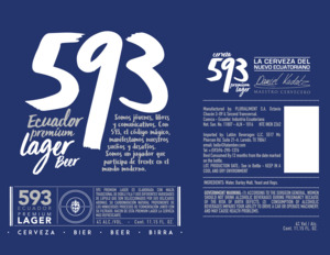 593 Premium Lager March 2023