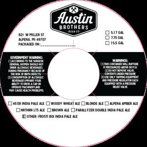 Austin Brothers Beer Co Frosti Boi March 2023