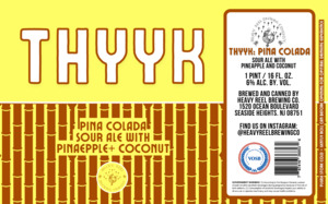 Heavy Reel Brewing Co. Thyyk: Pina Colada