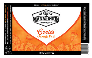 Manafirkin Brewing Co. Ozzie's Orange Peel March 2023