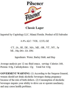 Pilsener Classic Lager March 2023