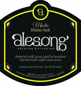 Alesong Brewing & Blending Mocha Rhino Suit March 2023