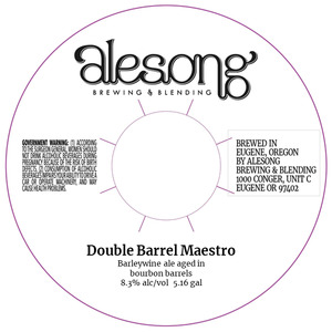 Alesong Brewing & Blending Double Barrel Maestro