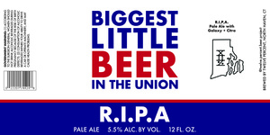 Twelve Percent Biggest Little Beer In The Union R.i.p.a.