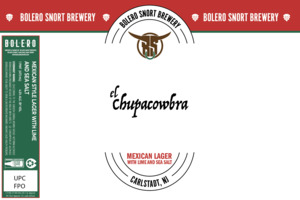 Bolero Snort Brewery El Chupacowbra