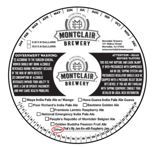 Montclair Brewery That's My Jam March 2023