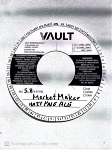 Vault Brewing Company March 2023