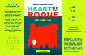 Common Block Brewing Company Heart Of The Rogue Amber Ale