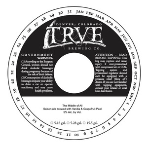 Trve Brewing Co. The Middle Of All March 2023