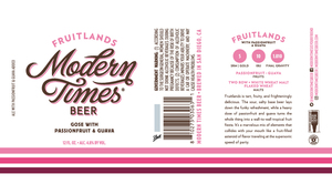 Modern Times Beer Fruitlands Gose With Passionfruit & Guava March 2023