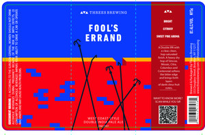 Fools Errand West Coast Style Double India Pale Ale 