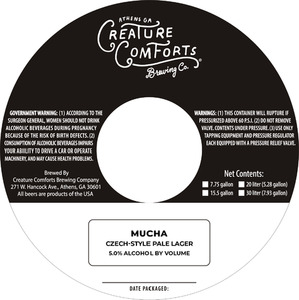 Creature Comforts Brewing Co. Mucha