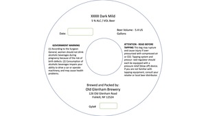 Old Glenham Brewery Xxxx Dark Mild