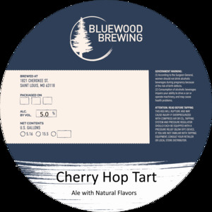 Bluewood Brewing Cherry Hop Tart April 2023