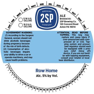2sp Brewing Company Row Home March 2023