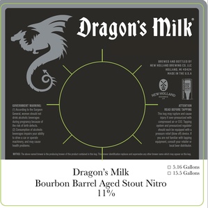 Dragon's Milk Bourbon Barrel Aged Stout - Nitro