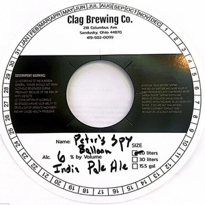 Clag Brewing Co. Peter's Spy Balloon