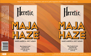 Heretic Brewing Co. Maja Haze March 2023
