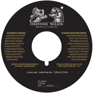 Firestone Walker Brewing Company Union Jack