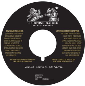 Firestone Walker Brewing Company Union Jack