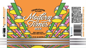 Modern Times Beer Complicated Patterns West Coast-style Double India Pale Ale March 2023