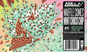 Axe & Arrow Brewing Waffle Cones Mint Choco Chip April 2023