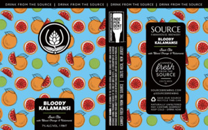 Bloody Kalamansi Source Farmhouse Brewery April 2023