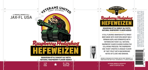 Veterans United Craft Brewry Raspberry Hedgehog Hefeweizen
