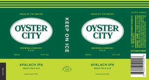 Oyster City Brewing Company Apalach IPA March 2023