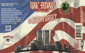 Oak Road Brewery #neverforget March 2023