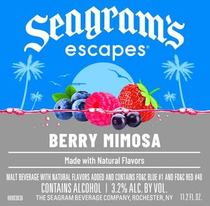 Seagram's Escapes Berry Mimosa March 2023