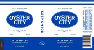 Oyster City Brewing Company Tates Helles