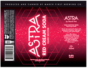 Astra Red Cream Soda Hard Seltzer