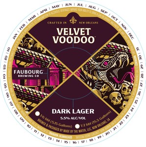 Faubourg Brewing Company Velvet Voodoo