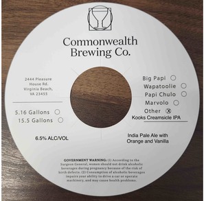 Commonwealth Brewing Co Kooks