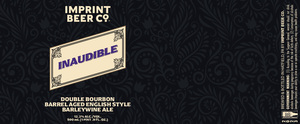 Imprint Beer Co. Inaudible