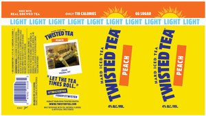 Twisted Tea Peach Light March 2023