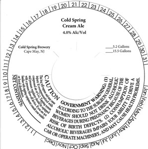 Cold Spring Brewery Cold Spring Cream Ale