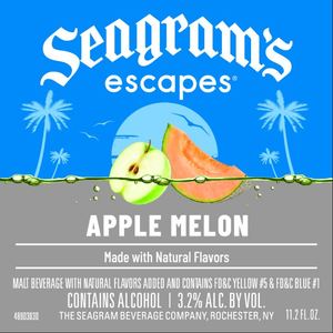 Seagram's Escapes Apple Melon March 2023