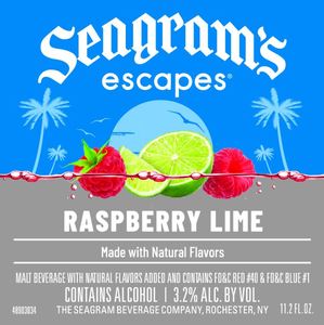 Seagram's Escapes Raspberry Lime March 2023