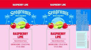 Seagram's Escapes Raspberry Lime March 2023