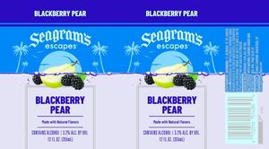 Seagram's Escapes Blackberry Pear