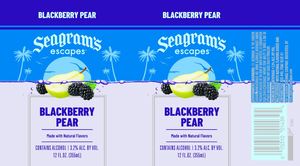 Seagram's Escapes Blackberry Pear March 2023